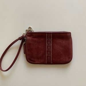 Coach Women's Leather Wristlet Clutch Wallet!